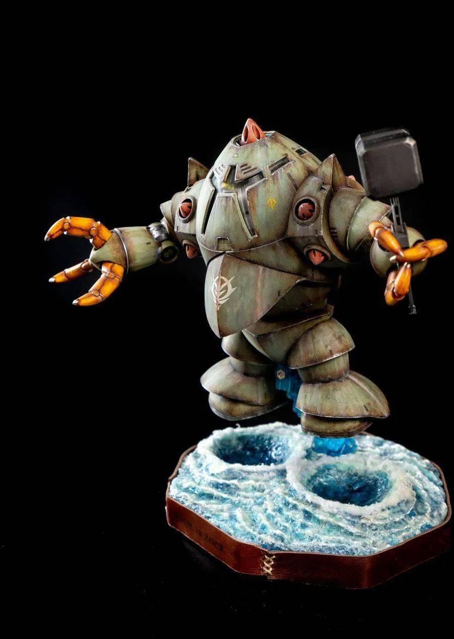 水产大法双面魔蟹水面小场景