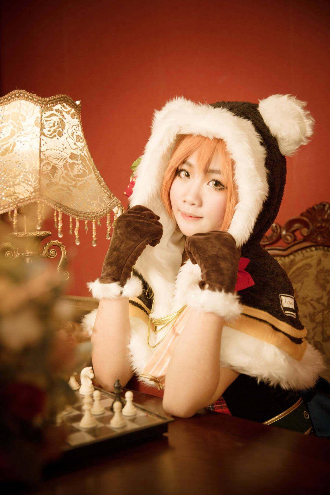 星空凛 新圣诞觉醒cosplay