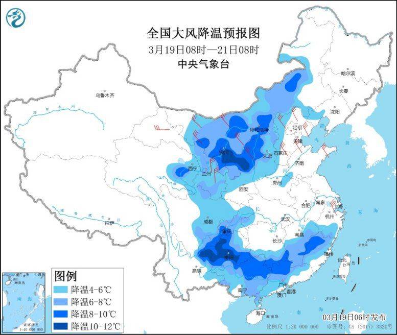 中部和东部地区将迎来中国西北地区的大雨雪降温，沙尘天气_内蒙古