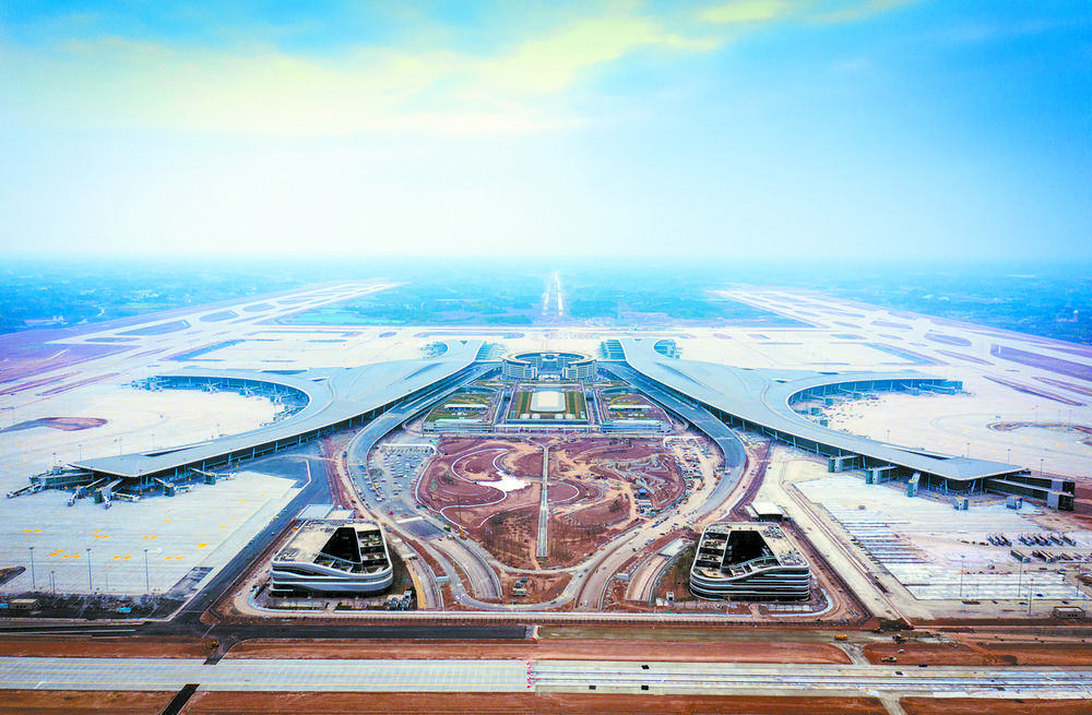 均已基本呈现■整体设计融入平安,人文,智慧,绿色的四型机场建设理念