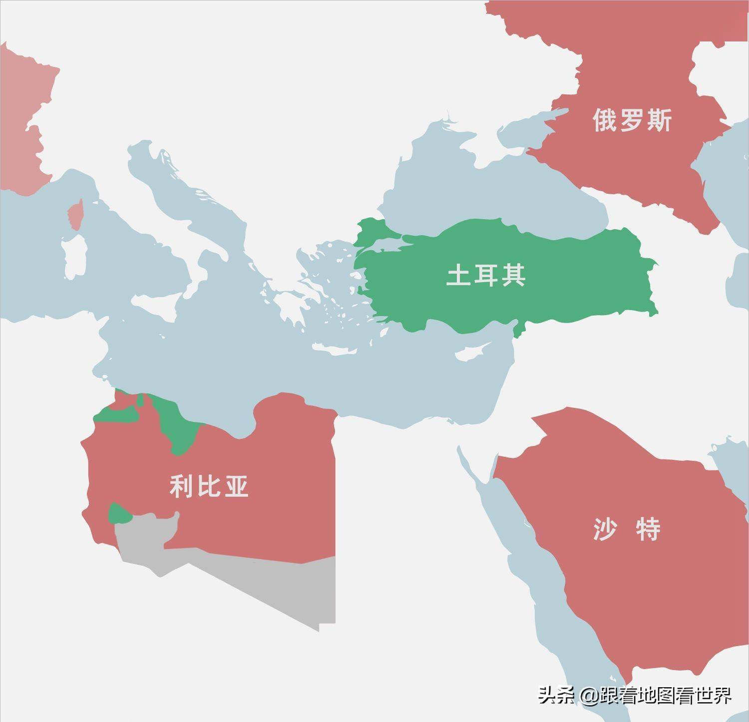 利比亚位处欧洲和中东的十字路口为何成为多国围观的香饽饽