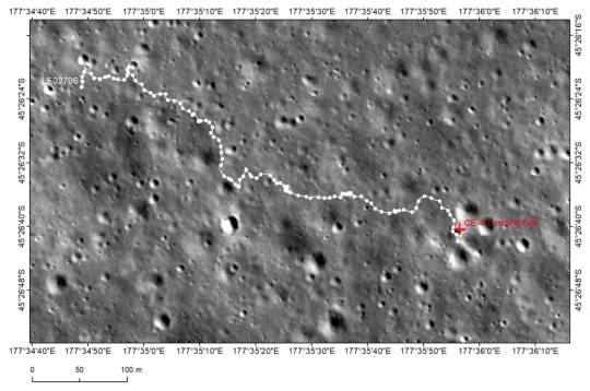 嫦娥|“玉兔二号”月球车发现的石块源自芬森撞击坑