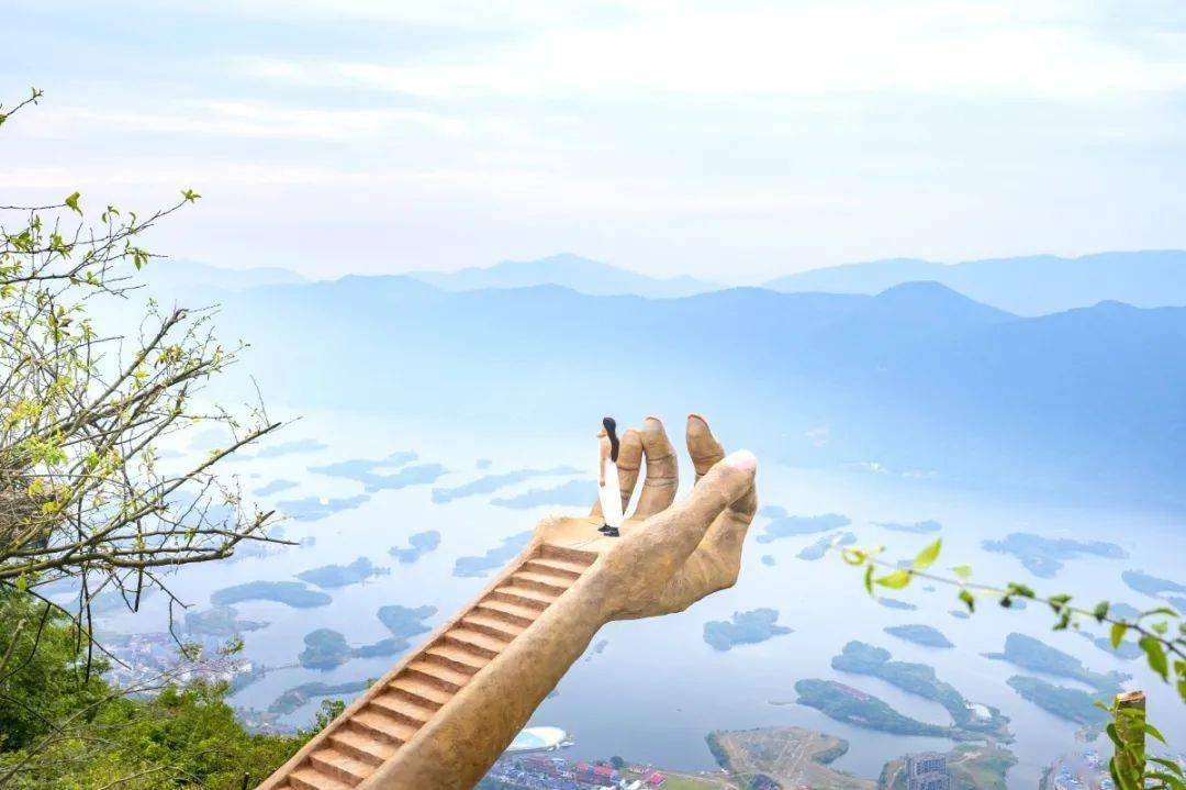 4月10日红安组团打卡网红景点黄石仙岛湖天空之城纯玩2日游