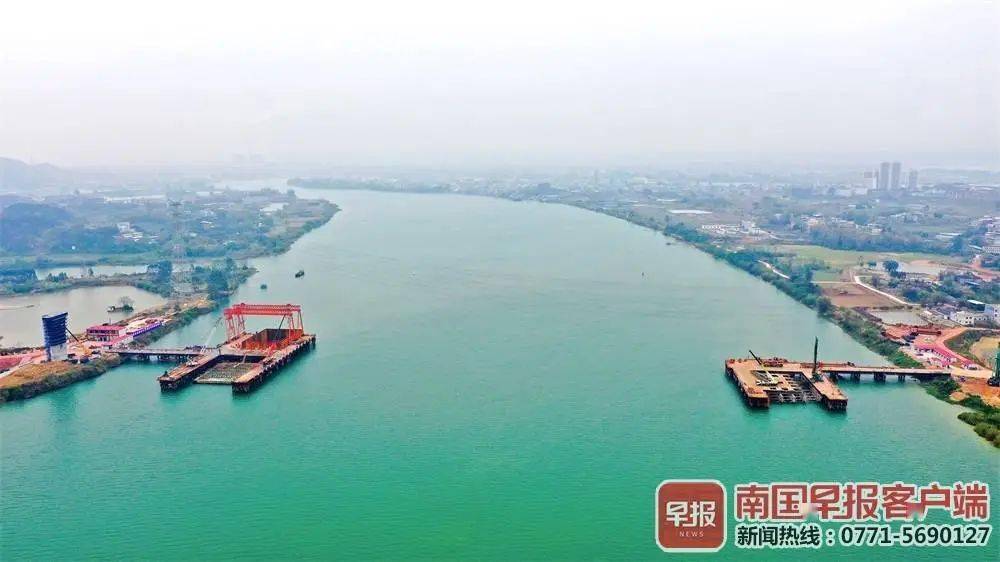 揭秘!横县六景(高铁)郁江特大桥,水下部分竟有20层楼高