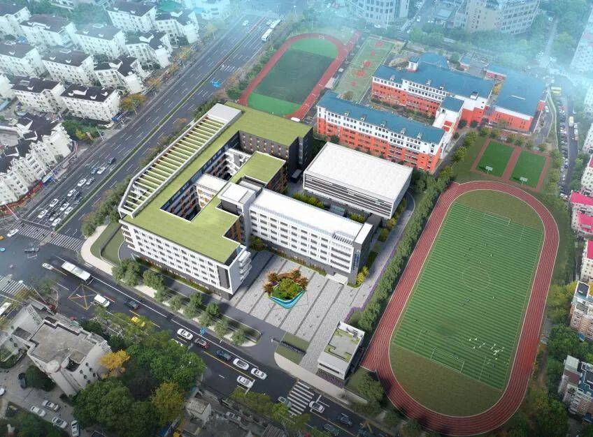 将新增实验楼,综合楼等,即将改扩建~上海海事大学附属北蔡高级中学