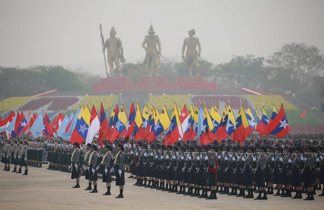 缅甸建军节图片