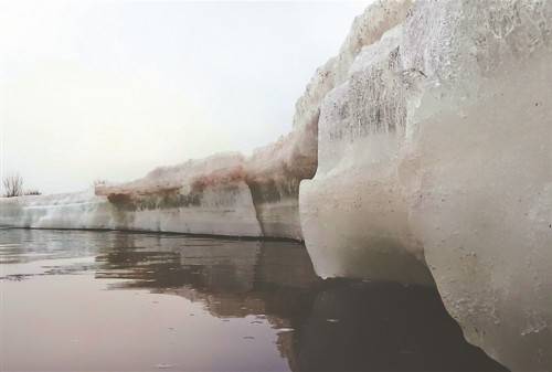 牡丹江 冰河融化美景来