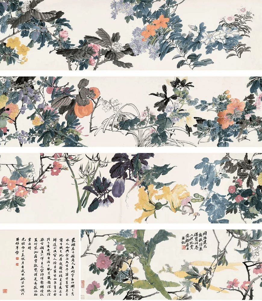 被世人淡忘的清代画家周闲笔下的花鸟画浓艳酣畅