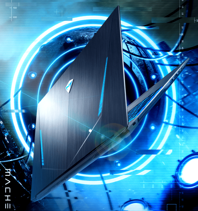 机械师笔记本的外观设计一直很拉风,这款笔记本也不例外,全金属外壳