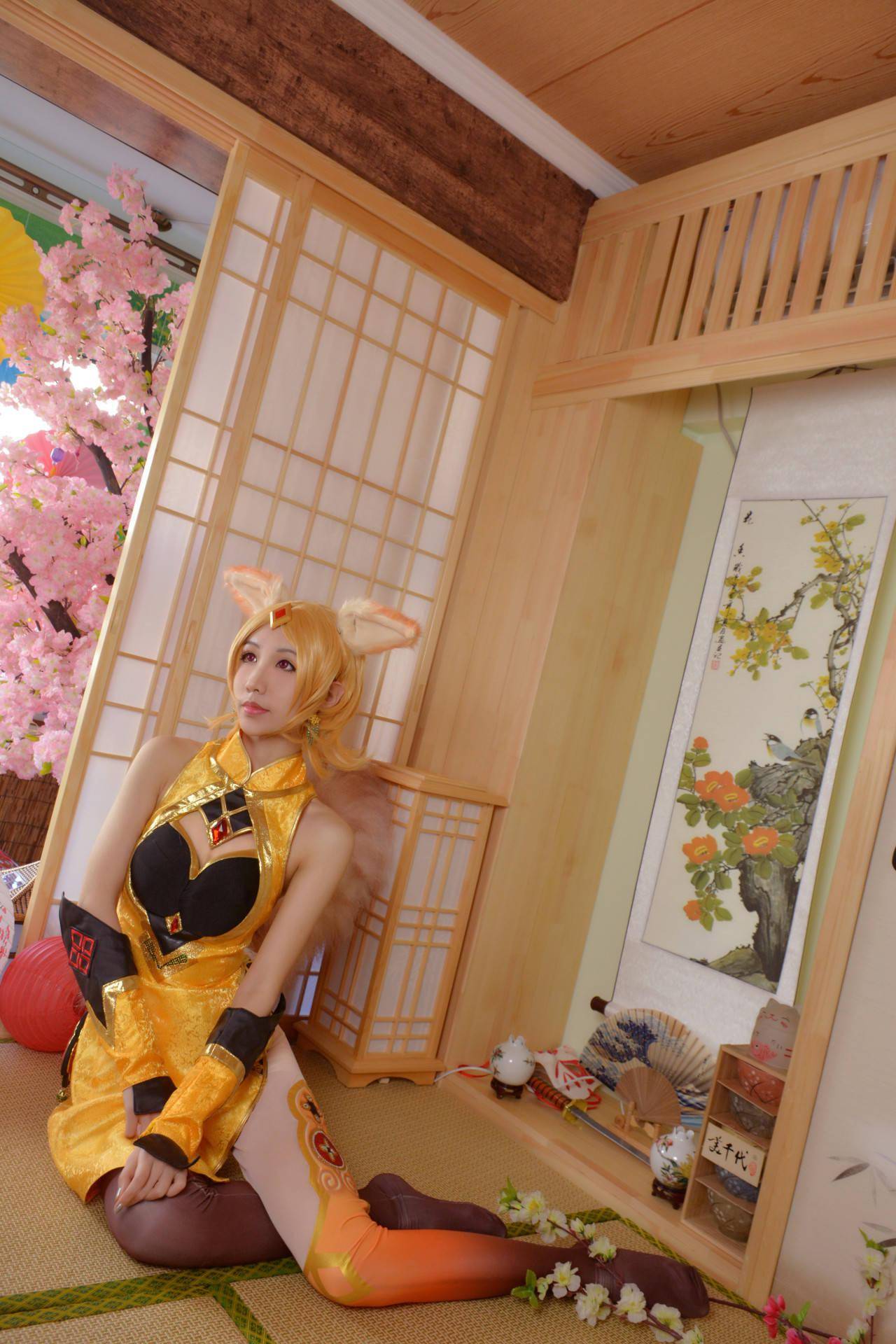 王者荣耀妲己cosplay 陪你玩