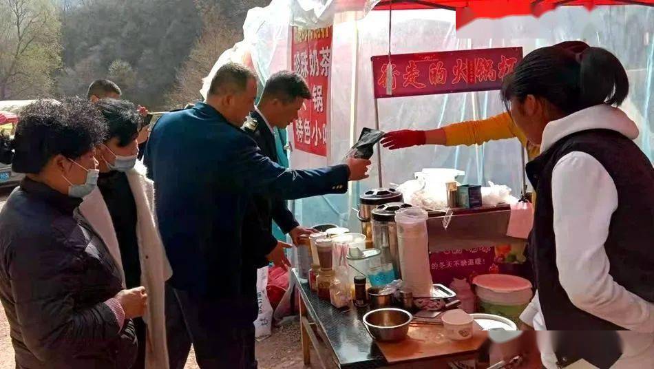 武山县市场监管局扎实开展水帘洞庙会期间食品安全保障工作