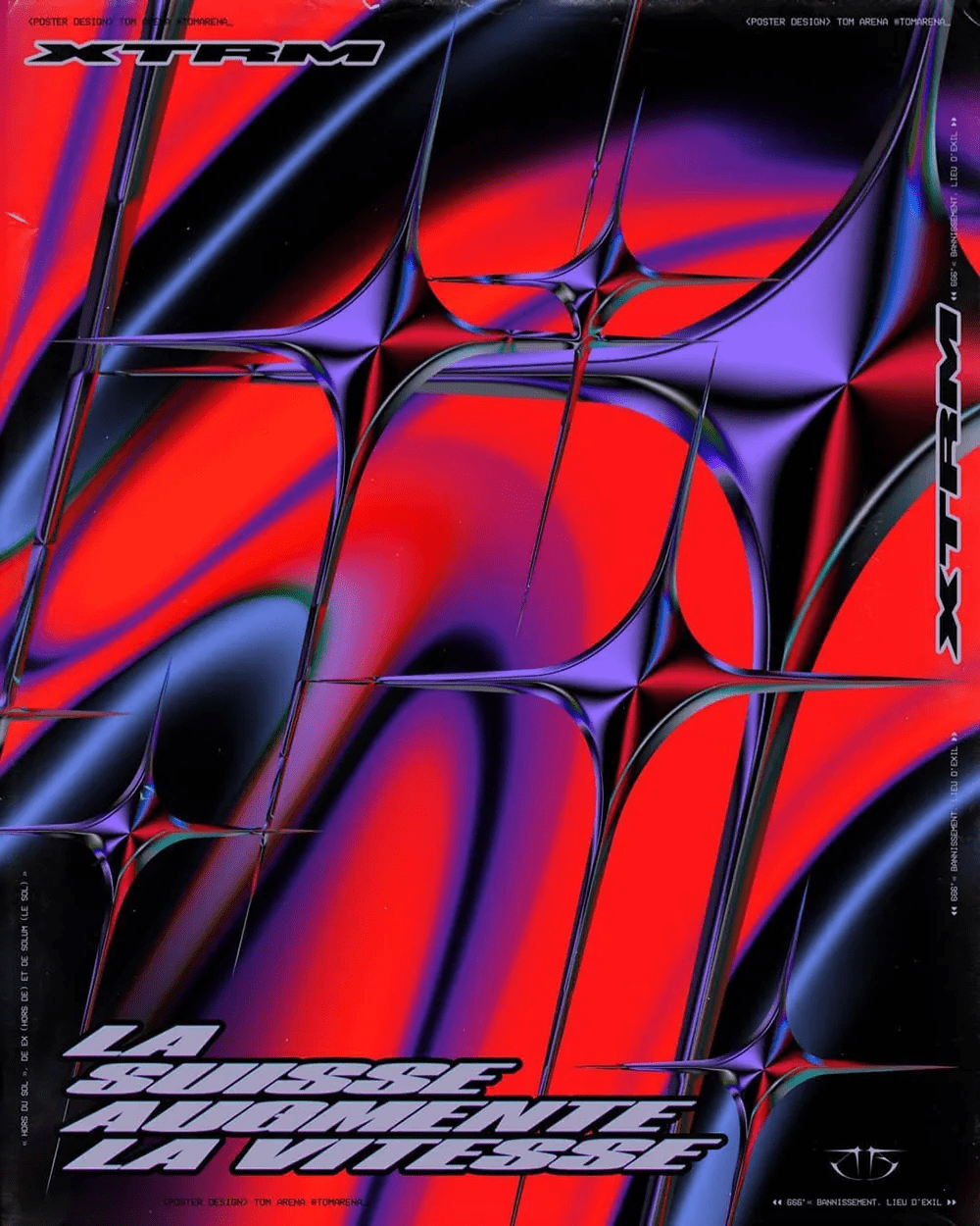 海报新潮酸性设计平面海报设计欣赏