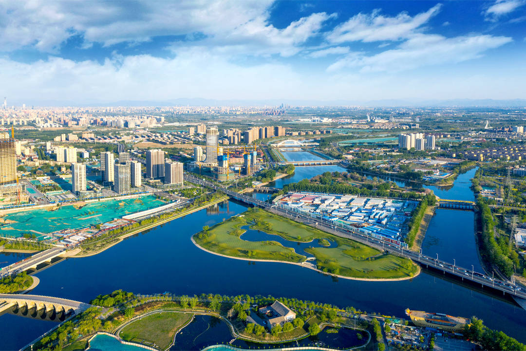 从60万米高空看北京城市副中心,原来是这样变绿的_公园