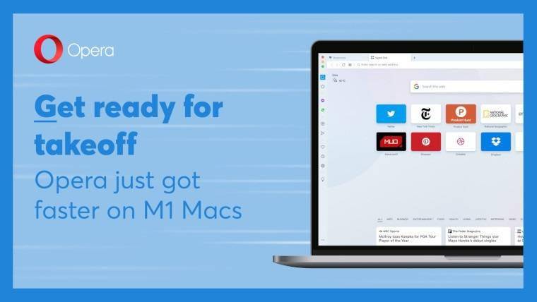 Opera 浏览器正式支持苹果m1 Mac 快捷键