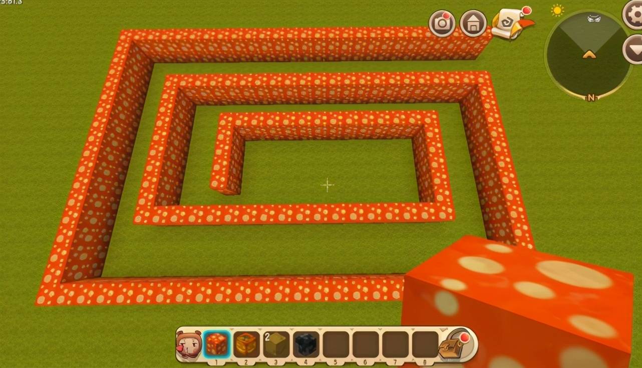 迷你世界:玩家自制"迷宫陷阱",暗藏多重机关,秒杀100只小狼!_方块