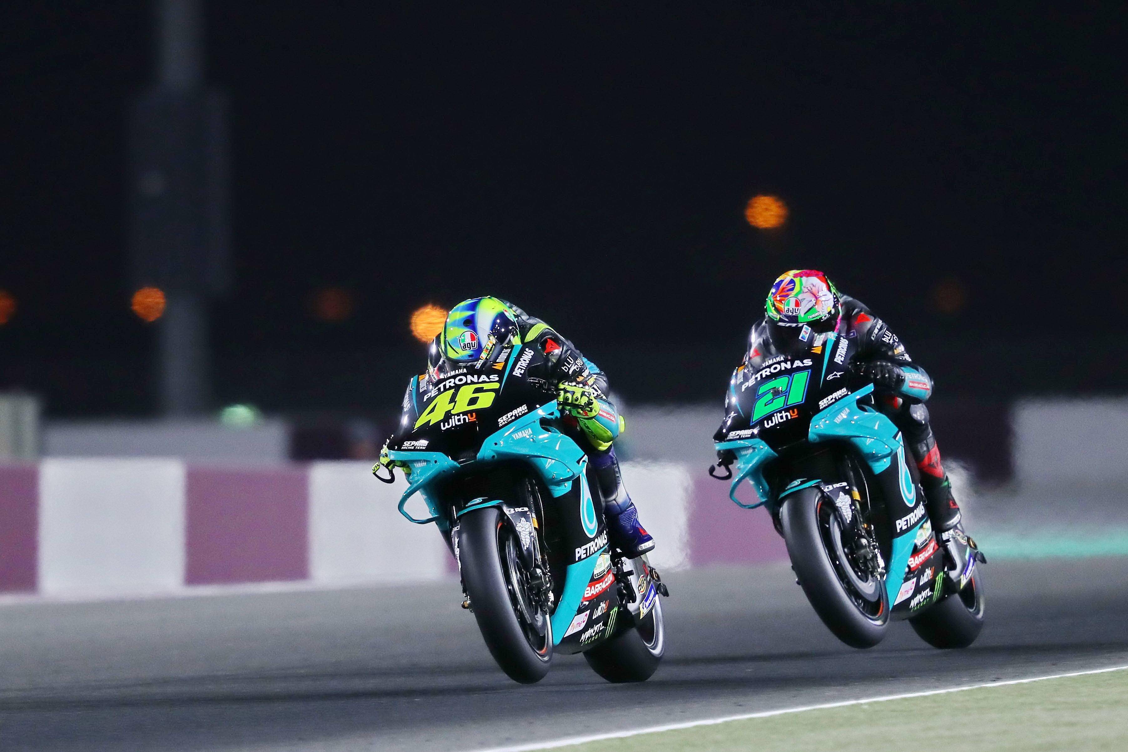 2021 motogp 卡塔尔站第二场:罗斯从后排起步_比赛