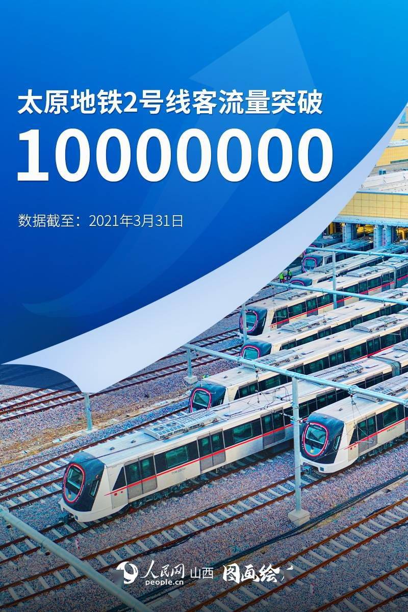 太原地铁2号线运营满百天 客流量突破千万_客运量