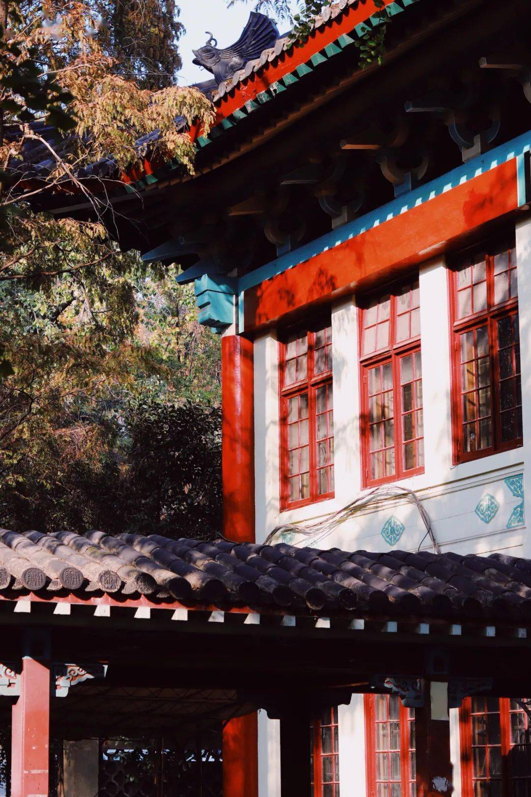 随园建筑在凝固的音乐里漫游