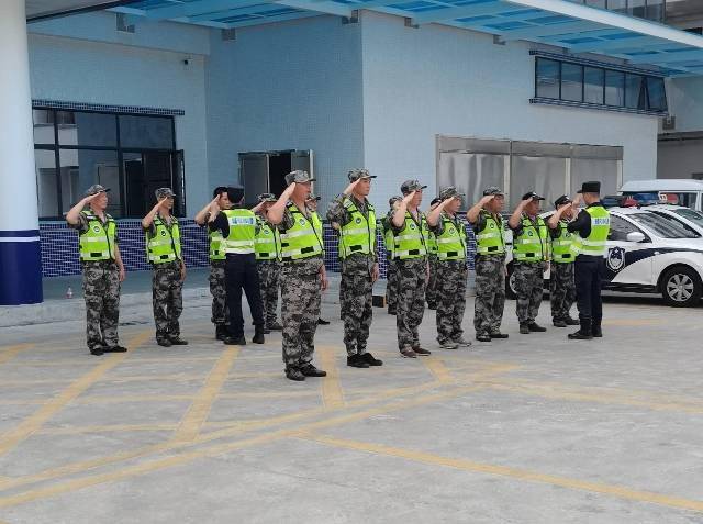 东莞企石公安组织义警实战化培训