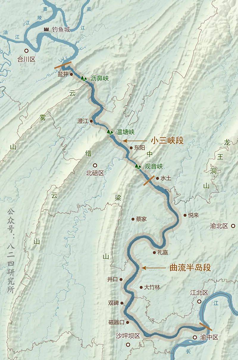 四川嘉陵江地图图片