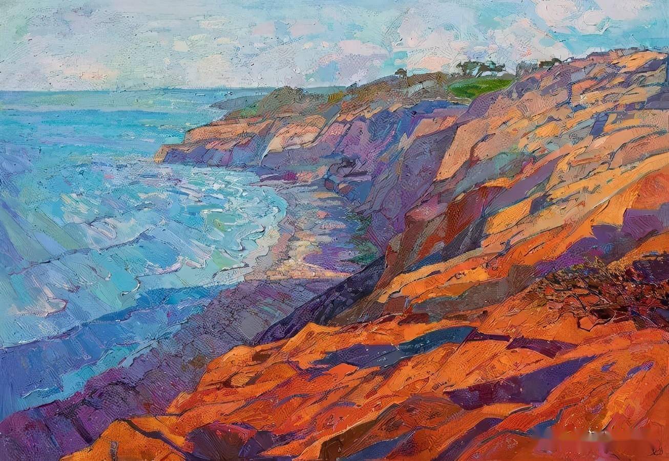 美国印象派画家erinhanson油画作品欣赏