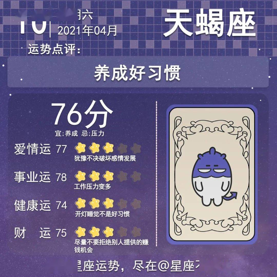 21年4月10日星座运势 新月