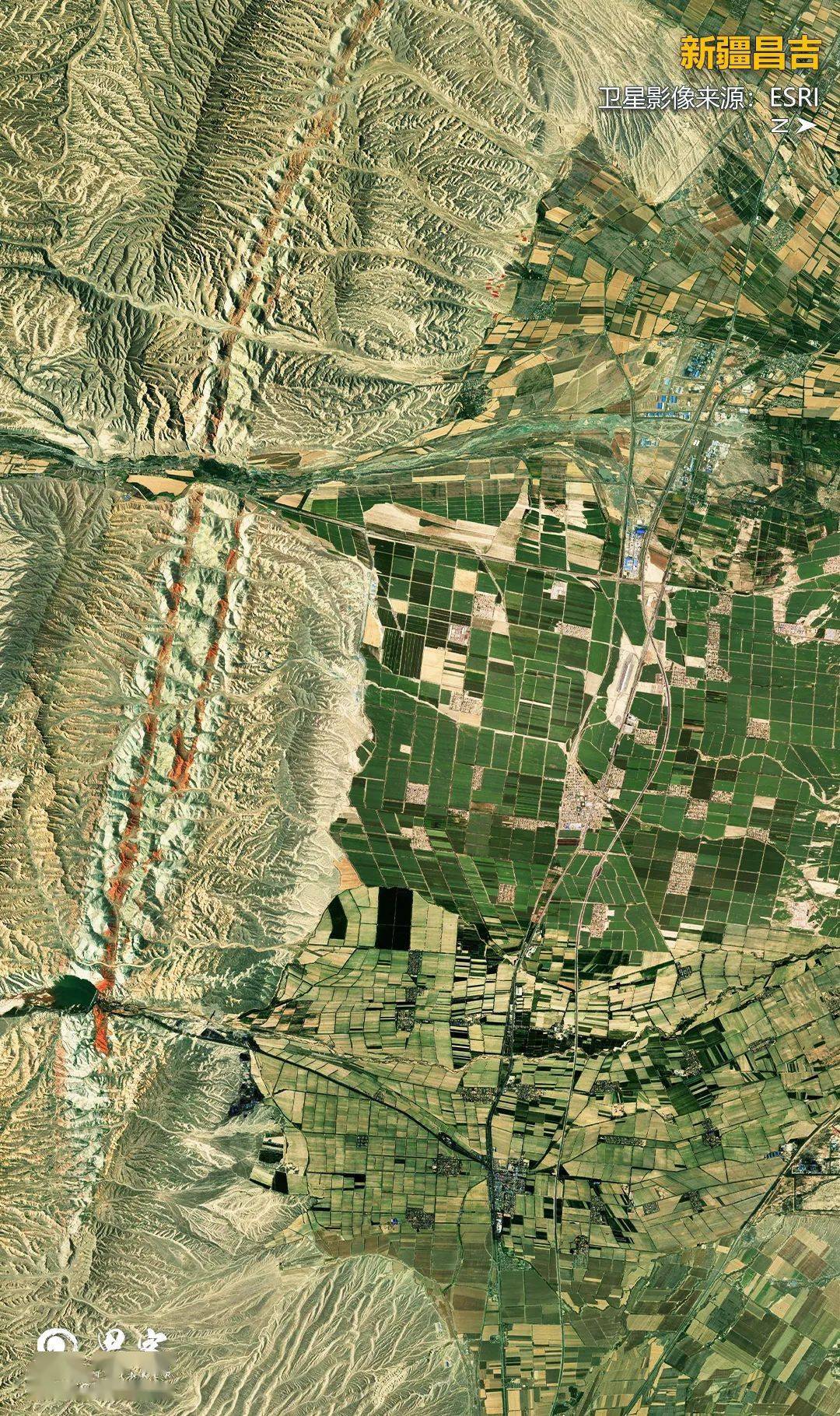 农村耕地卫星地图图片