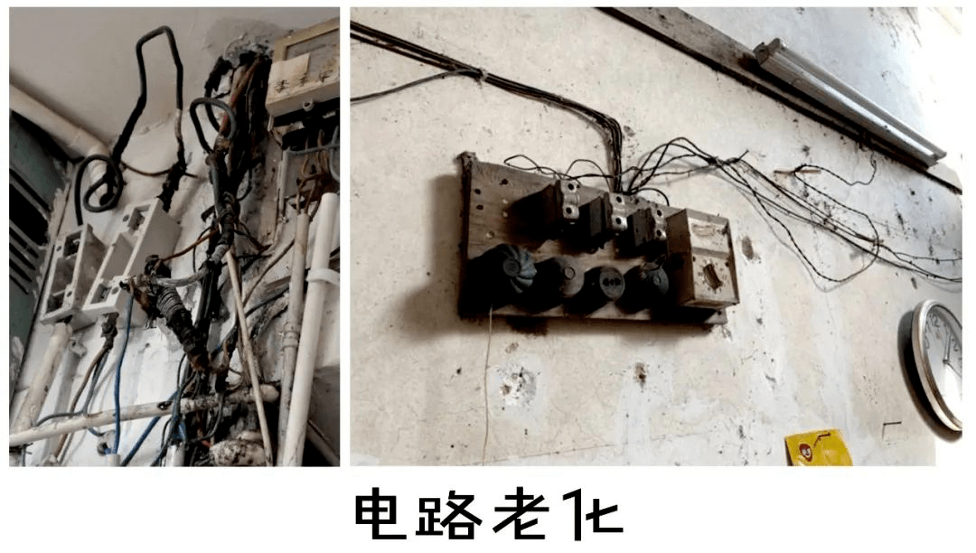 随着居住年限的增长,屋里很多地方都有了墙面腐朽,水电路老化的痕迹