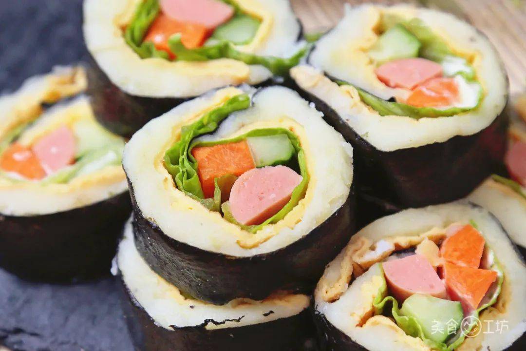 不用米饭也能做寿司 减肥者最喜欢 土豆