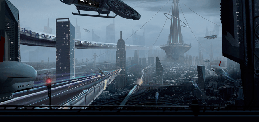 ps制作充满未来感的科幻城市场景酷到没朋友