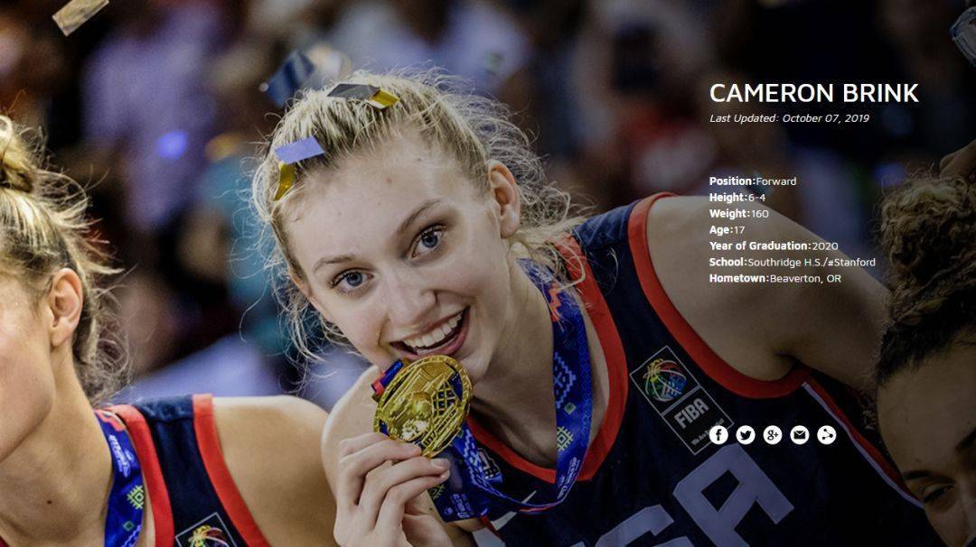 她还是库里干妹妹,打球以来没丢过冠军_brink