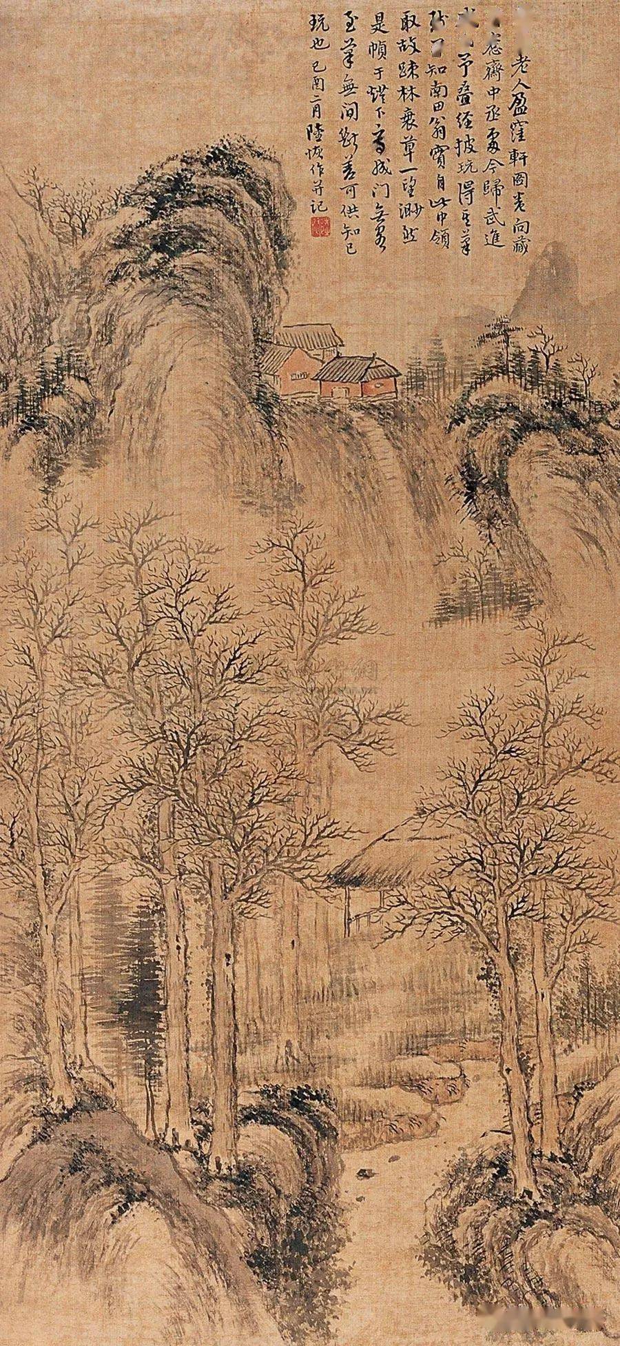 随药送画逐渐得名公卿士大夫争相延请的山水画家许道宁