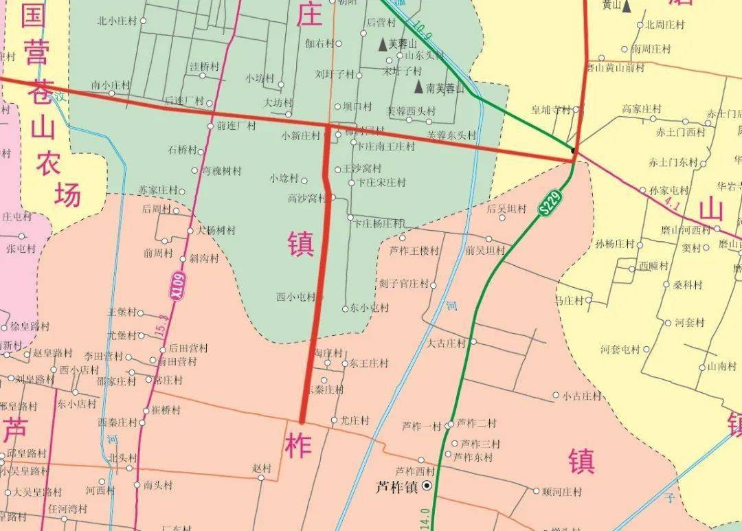 兰陵县地图 各乡镇图片