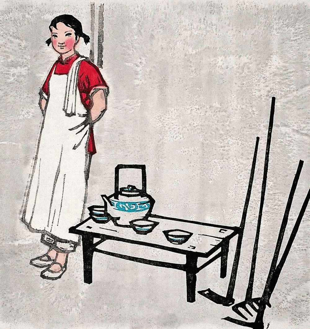 中国现代水印版画的代表艺术家之一吴凡的几张小画