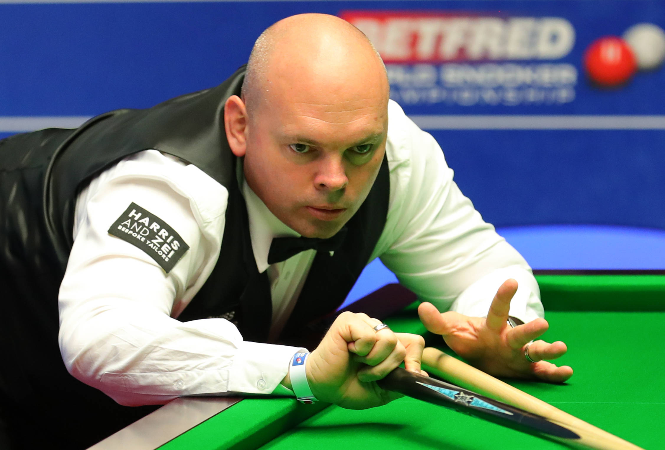 斯诺克世锦赛丁俊晖首轮决胜局落败_宾汉姆