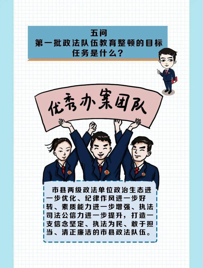 教育整顿漫画版带你get政法队伍教育整顿应知应会知识