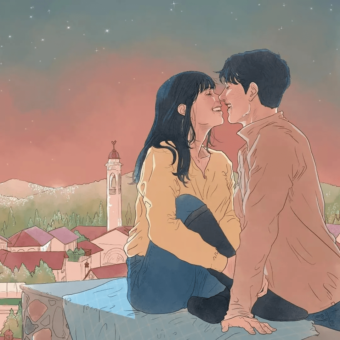 虐哭韩国小伙用插画撩拨10万粉丝网友这波狗粮真酸啊