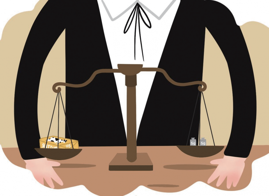 那个时候,人们都用天平来称重.砝码放在这一头,要称的东西放在另一头.