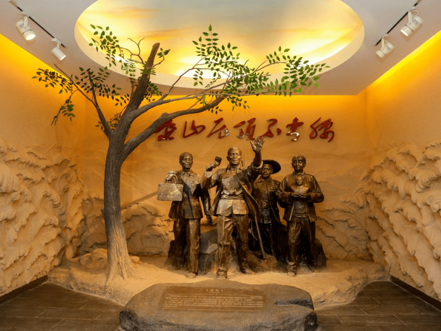 南堡精神纪念馆为纪念南堡人民在1969年7月5日分水江特大洪水面前毫不