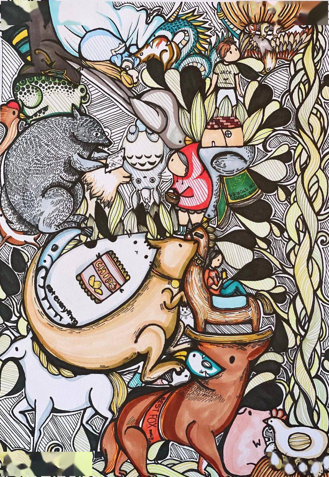 云征集 | "想象力大师"儿童插画大赛投稿作品精选(6)——萌宠动物系列