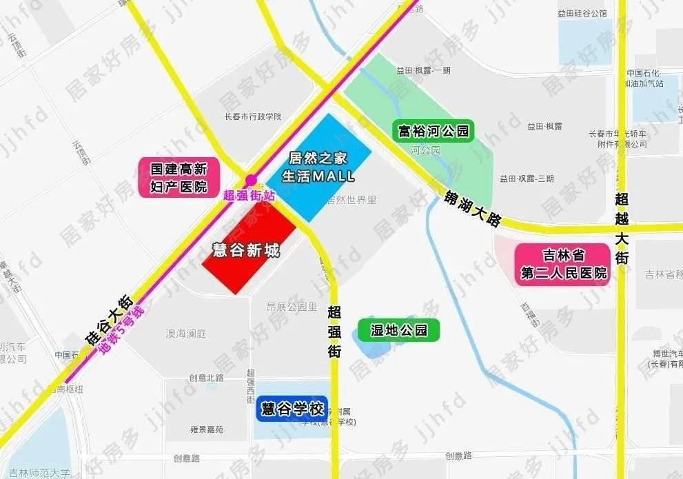 周围地铁,学校,商场,慧谷新城的位置简直不要太牛×!