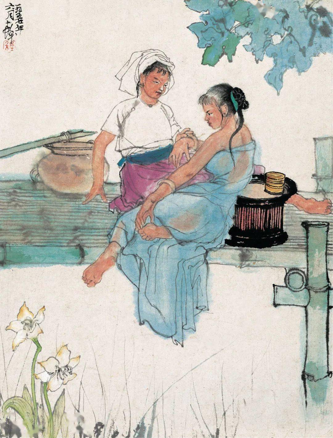 绚烂多彩的水墨连环画:读程十发《召树屯》