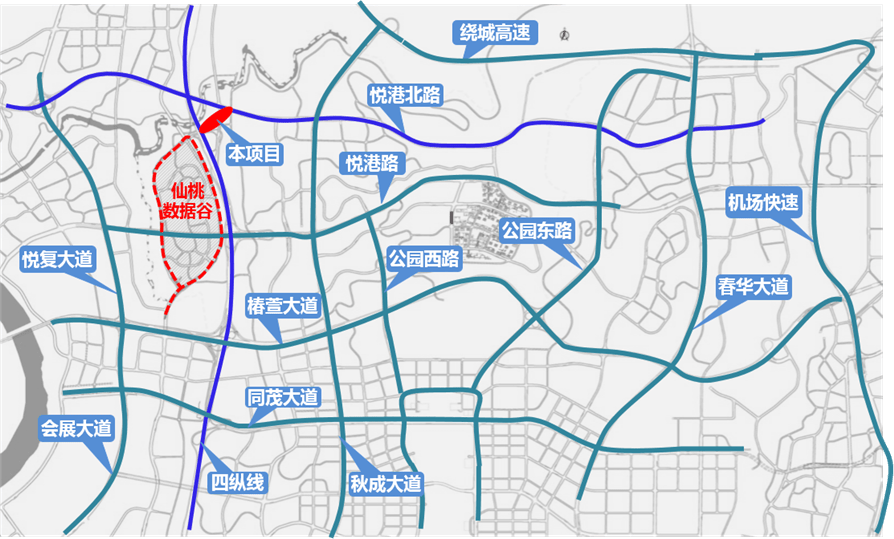 渝北悦港大道规划图图片