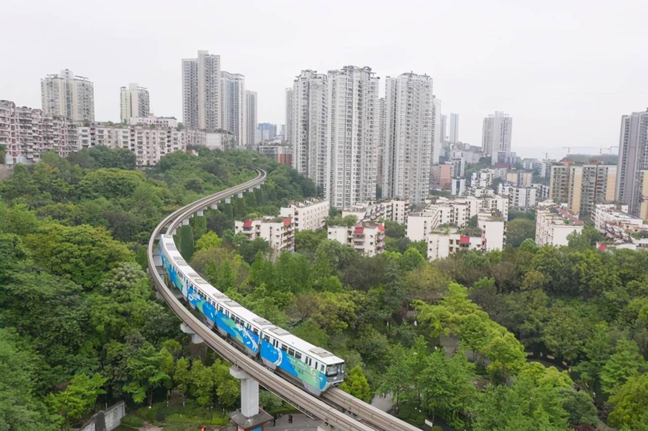 重庆轻轨列车图片