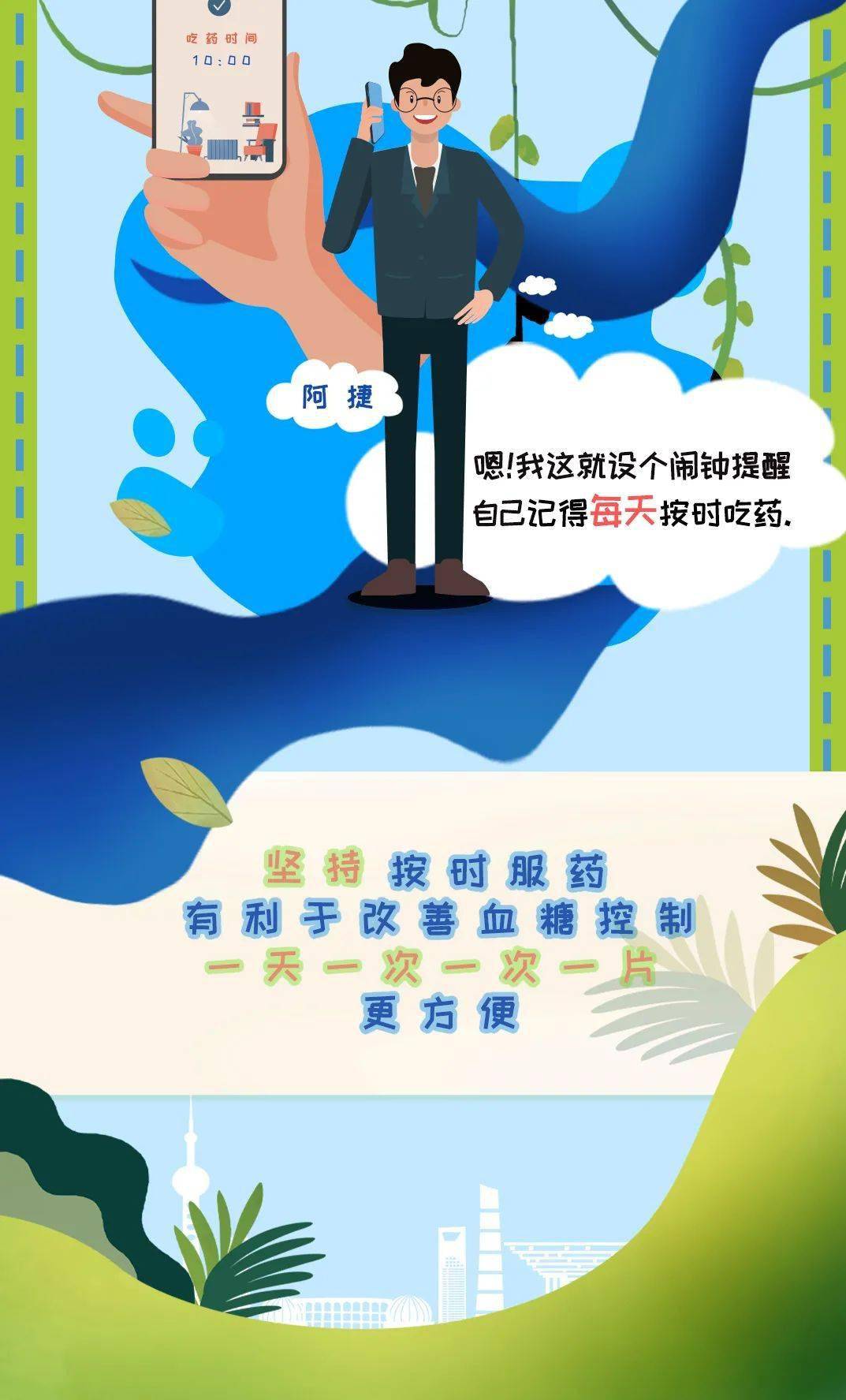 坚持吃药足安心五一出行不缺席