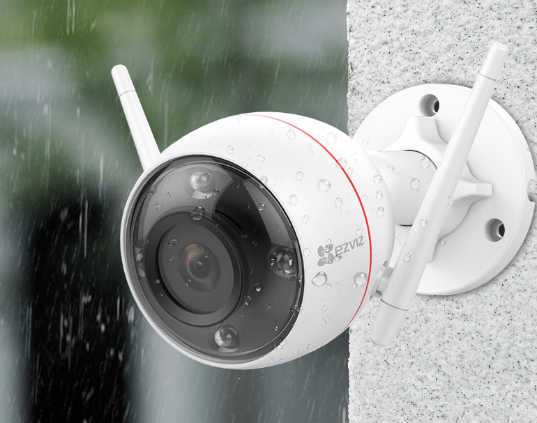 萤石家用摄像头c3c/c3w促销:1080p 30米红外夜视