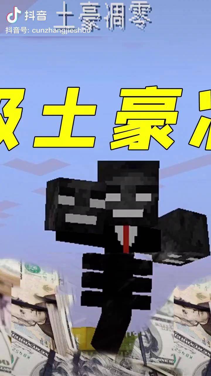我的世界超级土豪凋零大手一挥黄金满地太牛了2