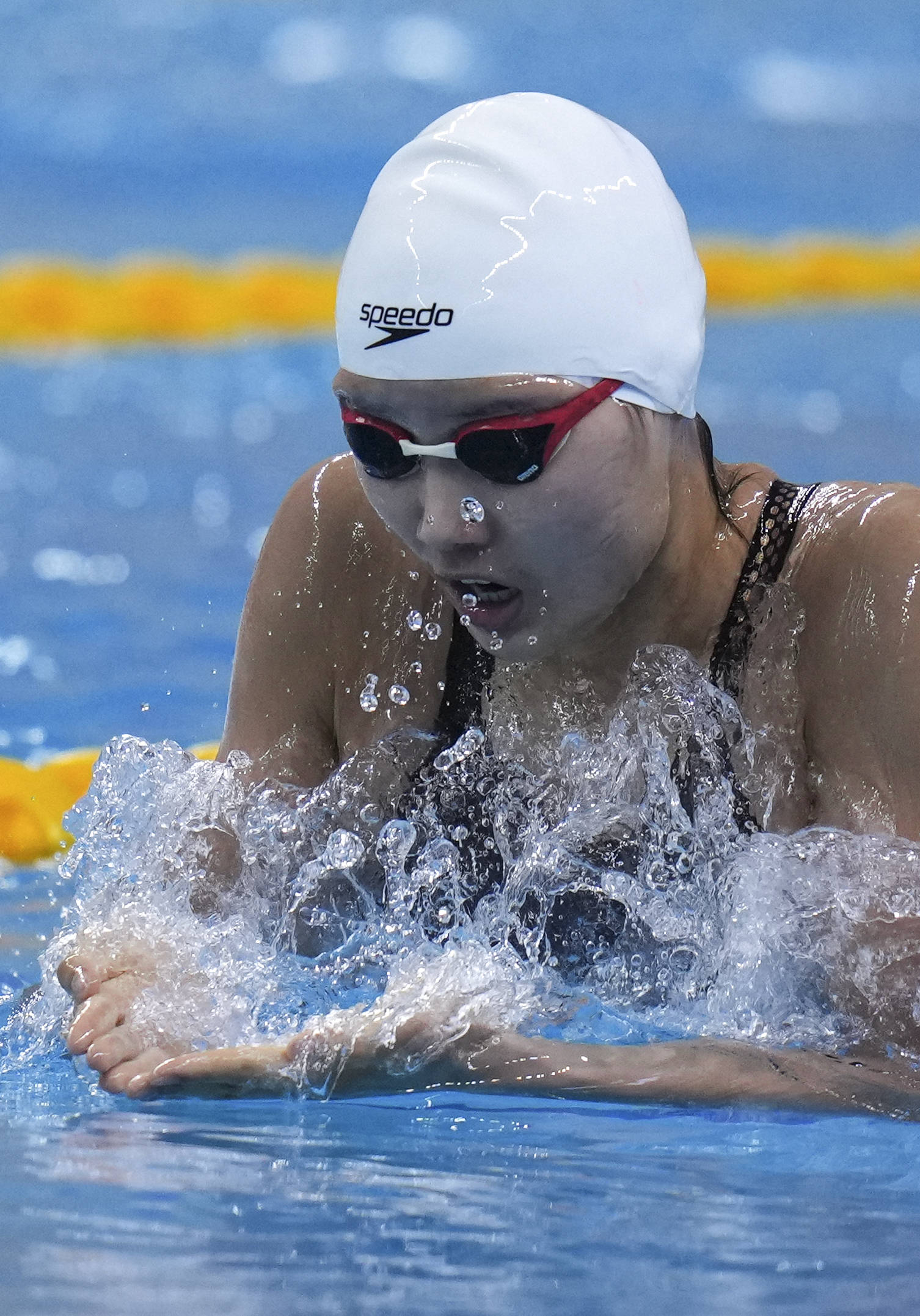 游泳——全国冠军赛:女子400米个人混合泳赛况