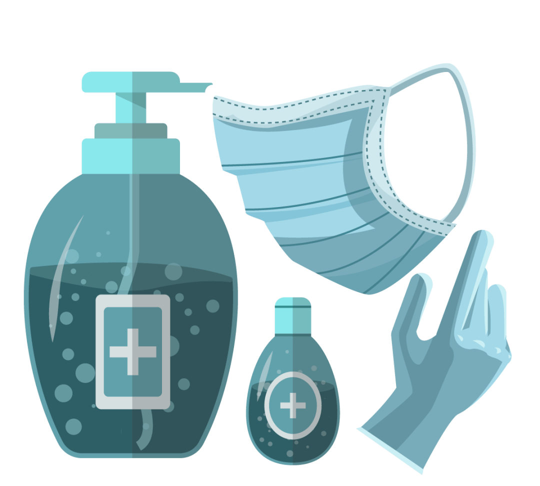 准备足够的  口罩,手消毒剂等个人防疫物资.