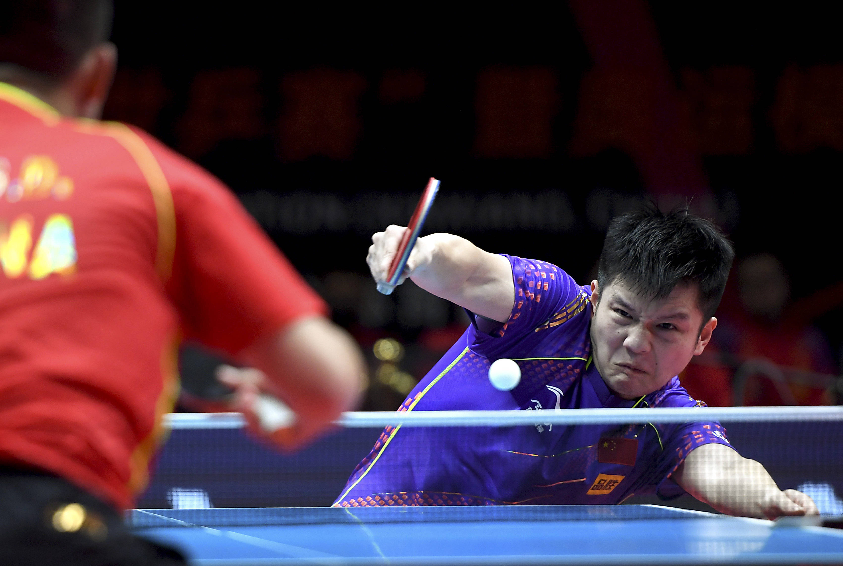 李安 摄当日,在河南新乡市举行的2021"直通wtt大满贯·世乒赛"暨奥运